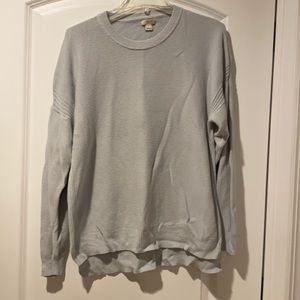 Light blue cotton sweater